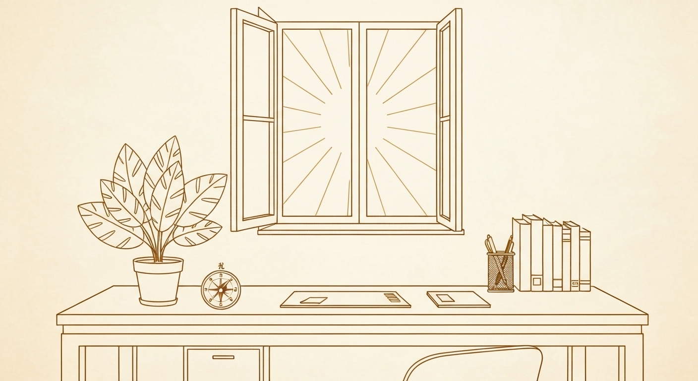 現代辦公室風水佈局示意